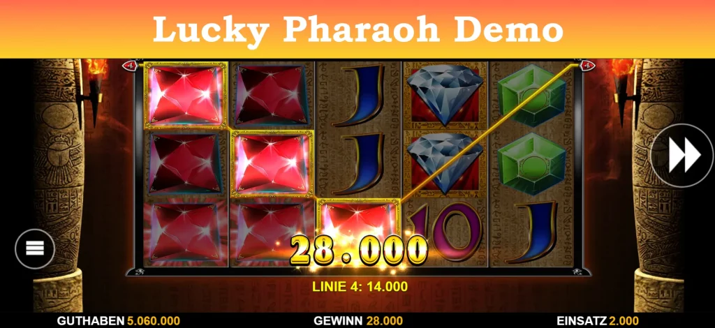 lucky pharaoh demo