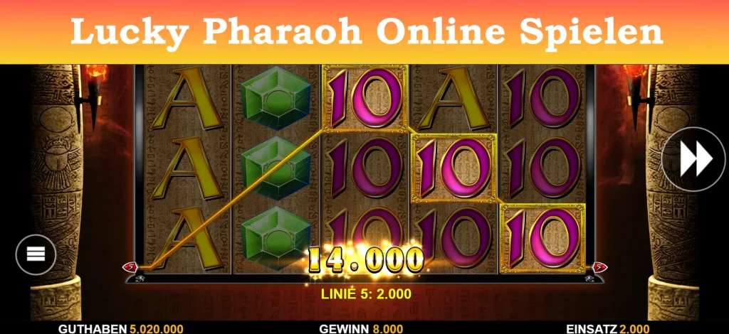 lucky pharaoh online spielen